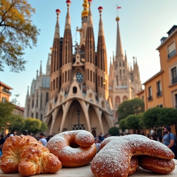Sagrada Familia y más: tour por Barcelona + degustación de dulces
