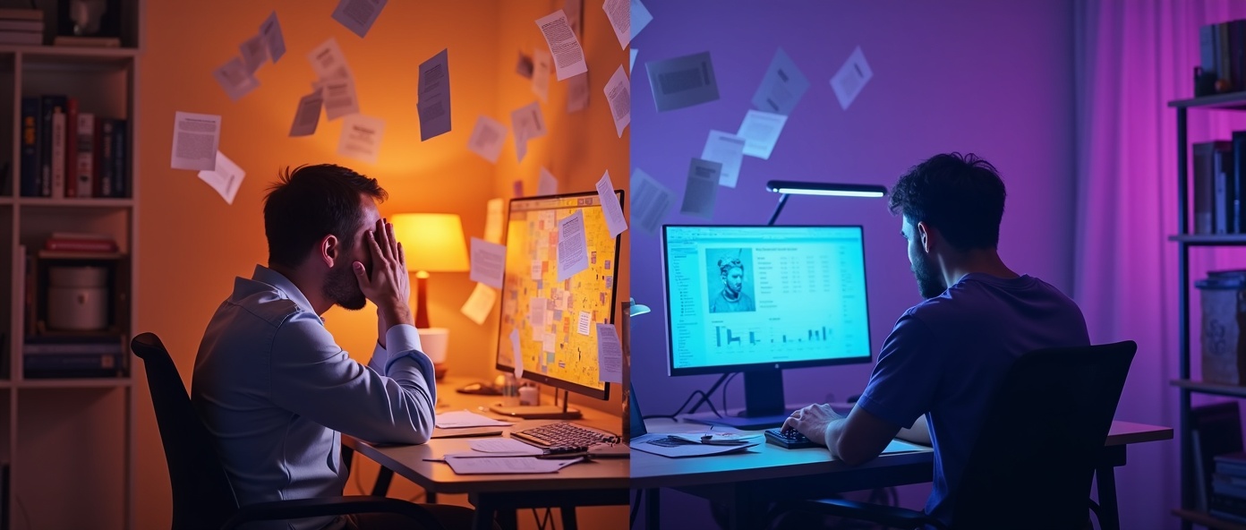 Before and after VELOURA AI — transforming store management