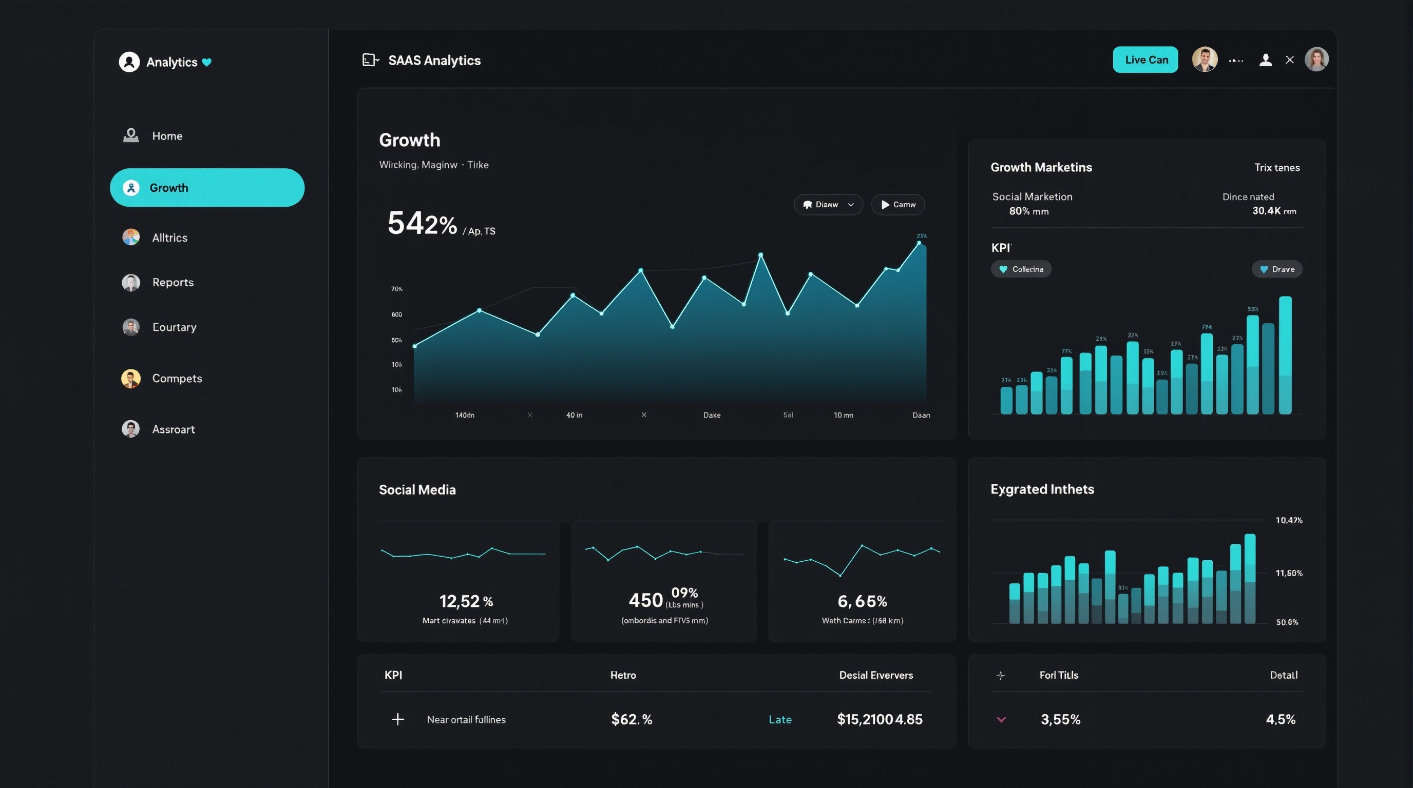 DigiWaz AI Growth Dashboard