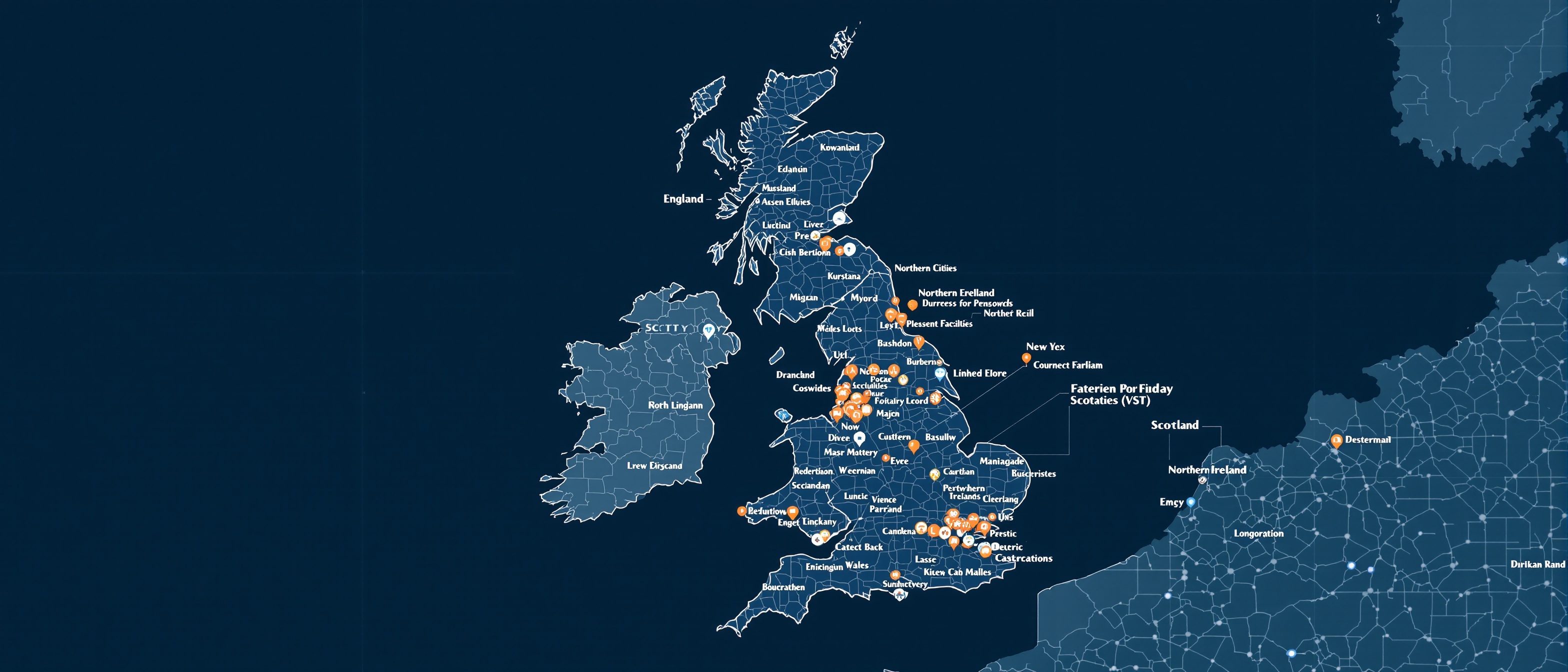 The Core Group Service Areas Across the United Kingdom