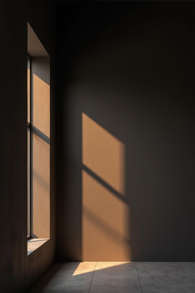 Textured wall with dramatic light