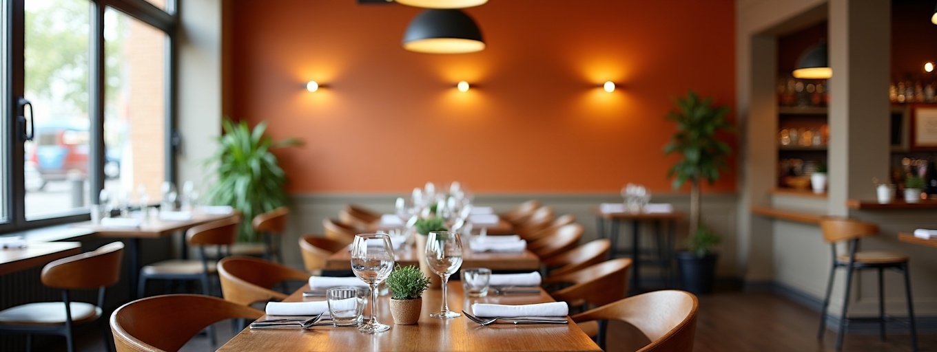 Commercial restaurant painting project