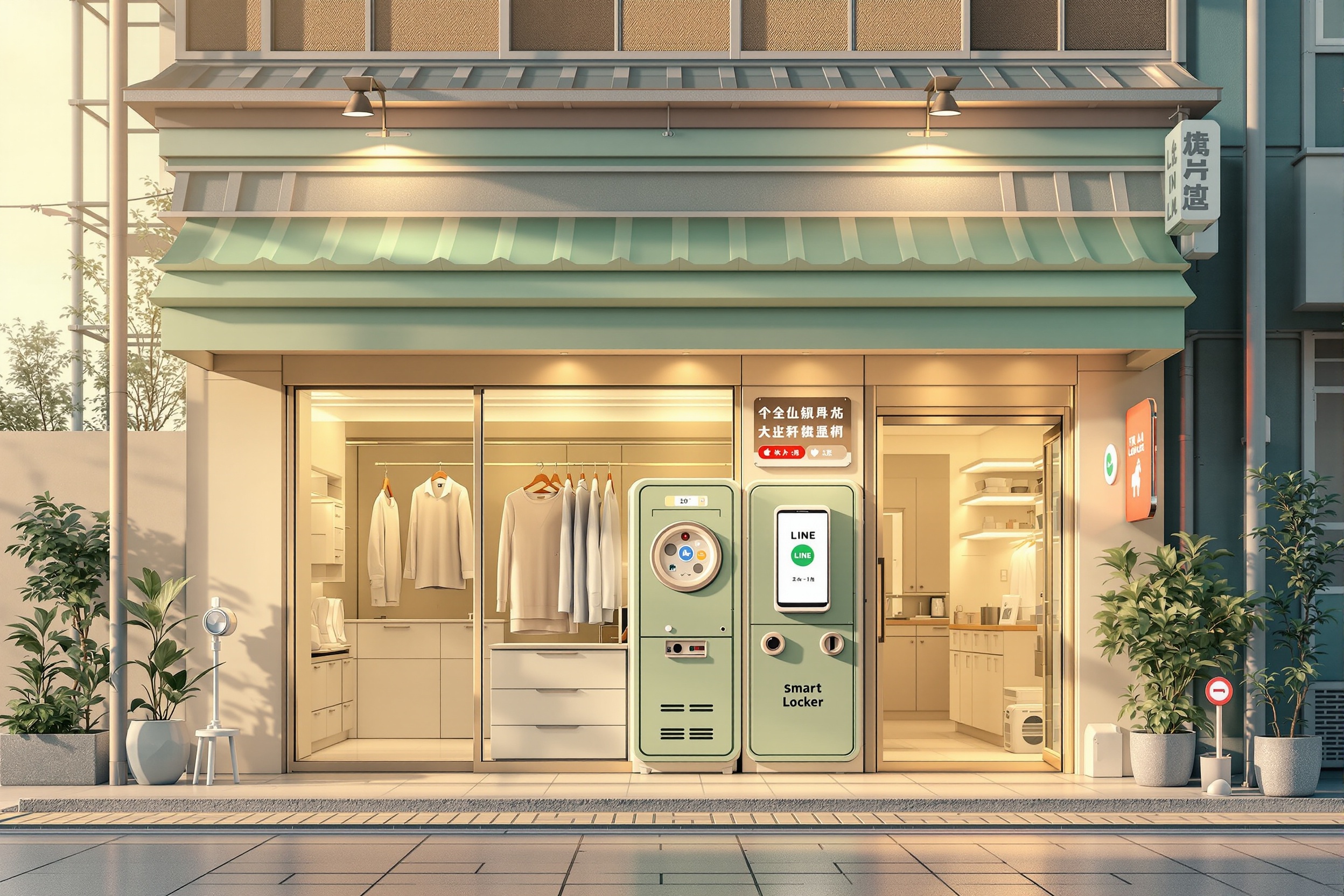 連鎖洗衣店轉型