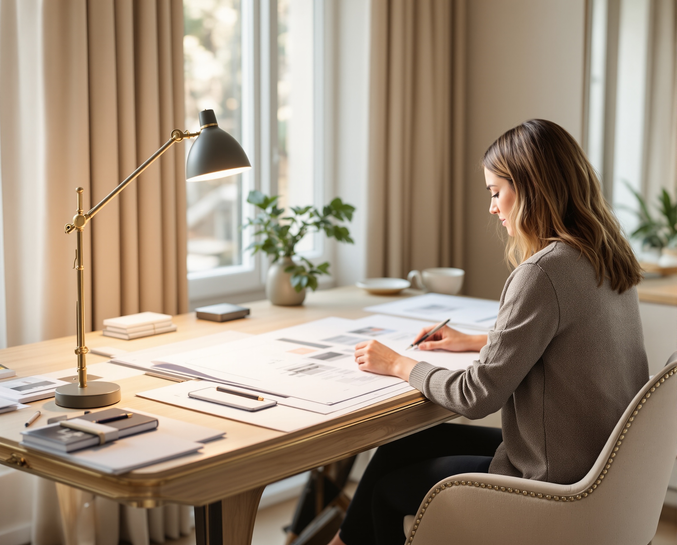 Interior design planning process