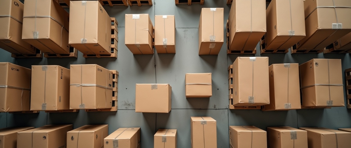 Parcels ready for dispatch