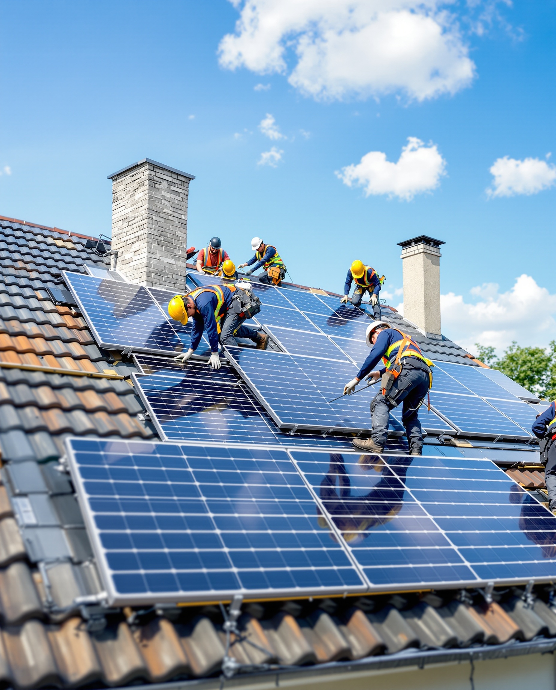 Équipe Energy&Co en installation