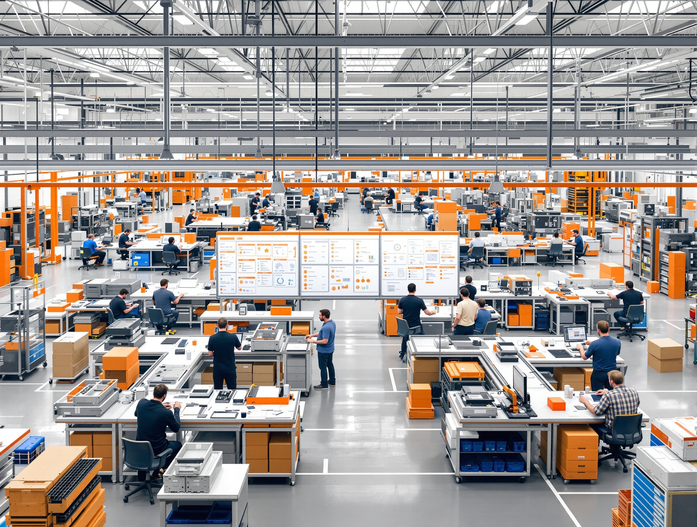 Lean Manufacturing en planta industrial