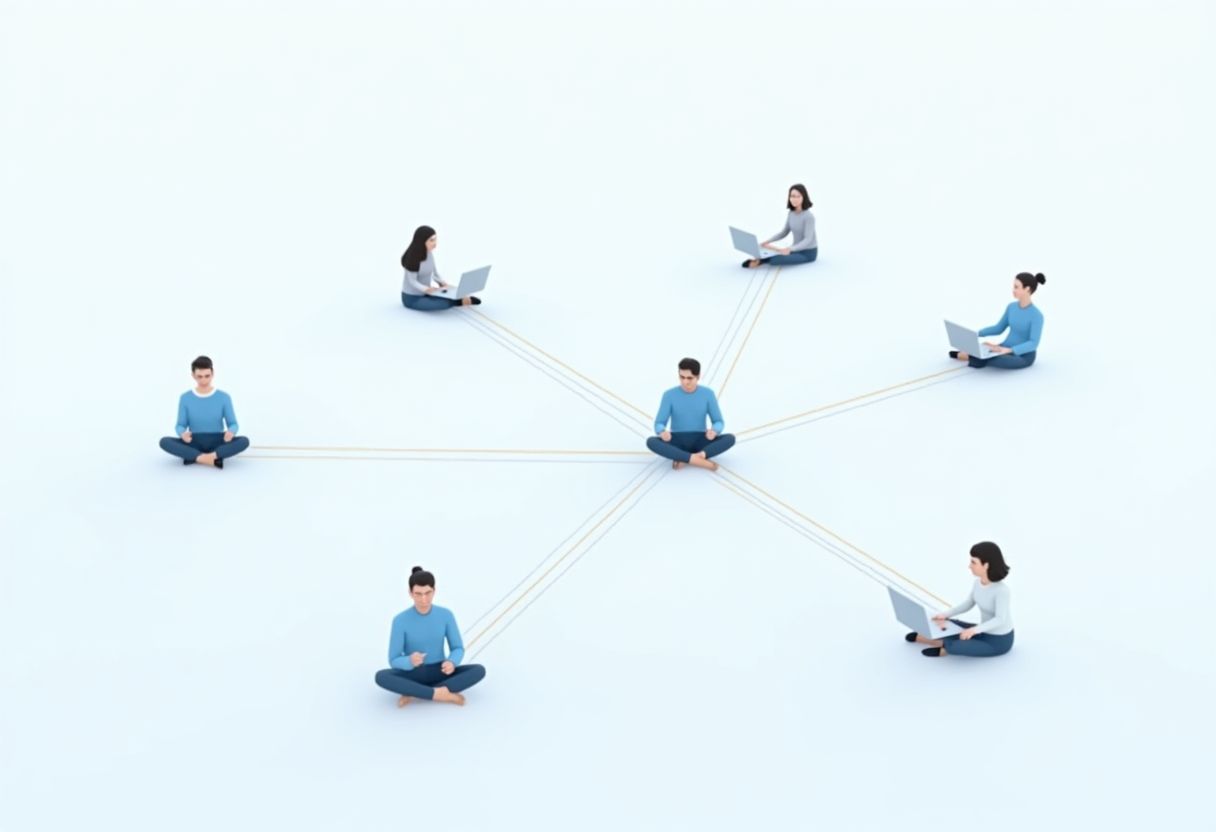 Team distribuito full remote Noventra - agenzia digitale Napoli