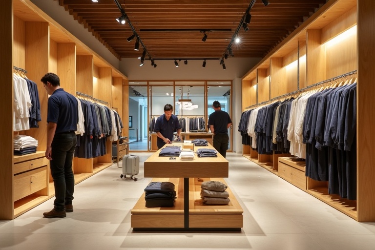 百貨店 アパレル売場 什器施工・設置