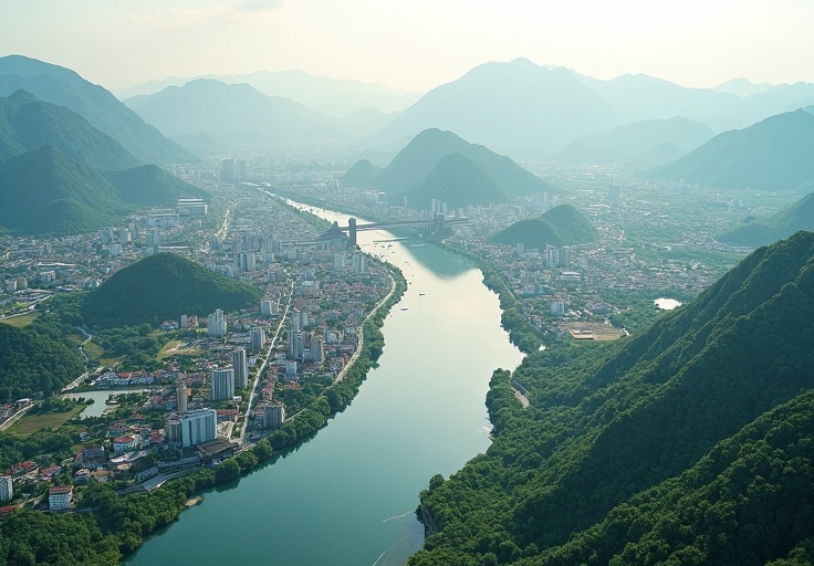 진주시 서비스 지역 지도