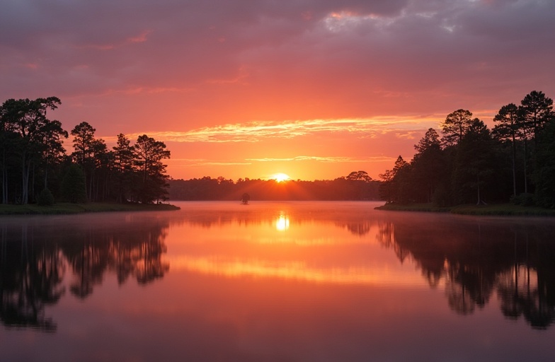 Lake Claiborne sunset
