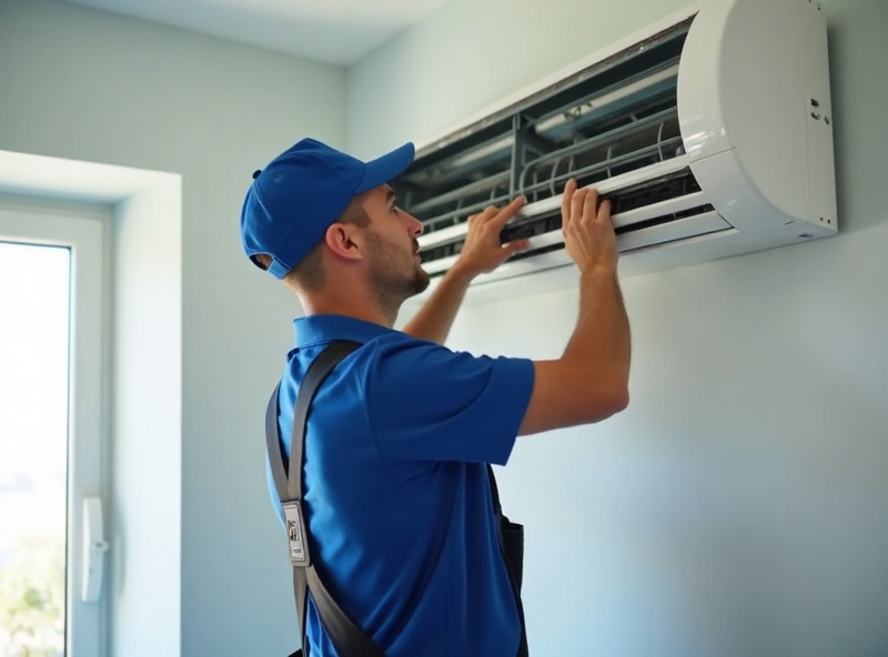 HVAC Technician at Work