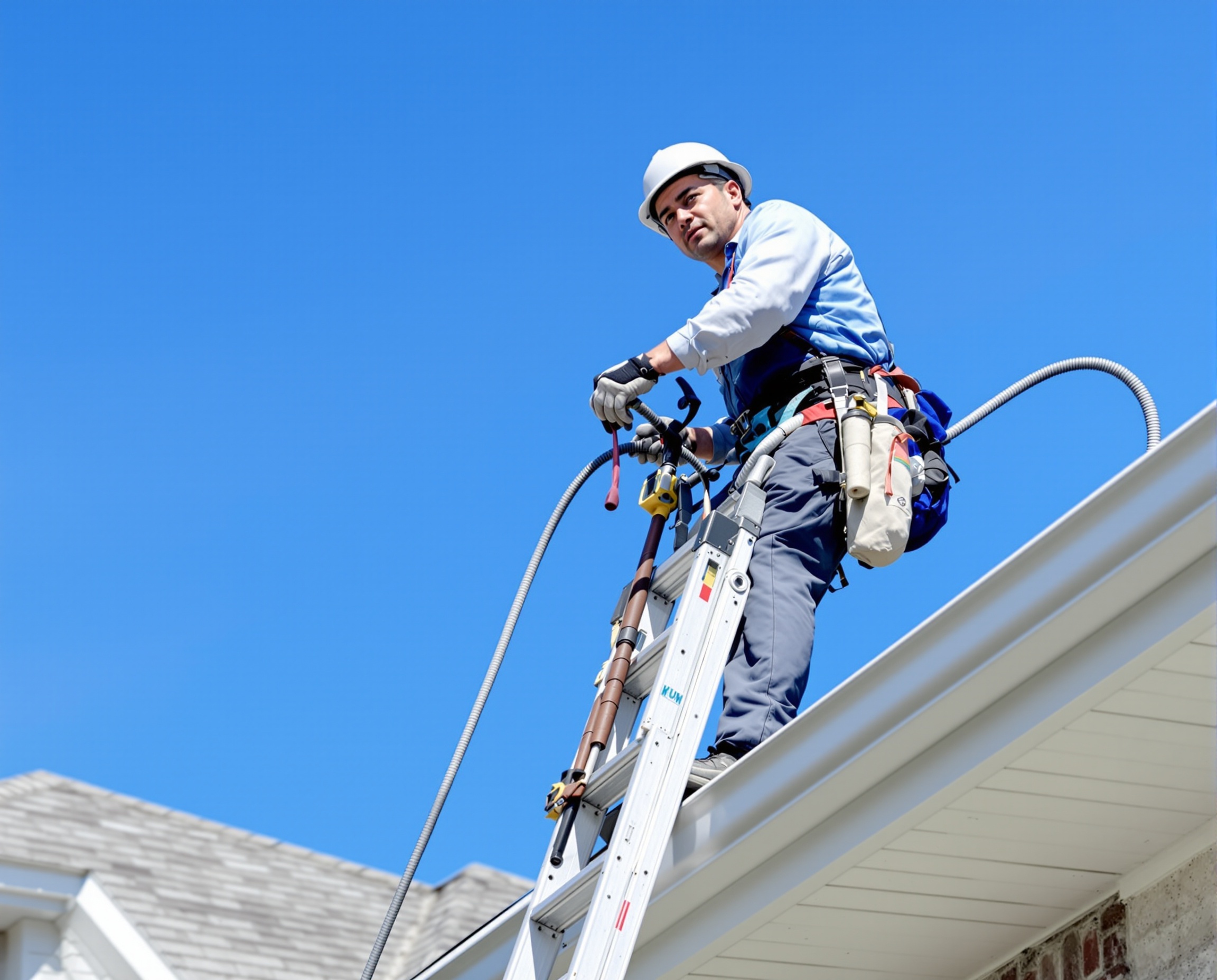 Cleveland Gutter Pros team at work
