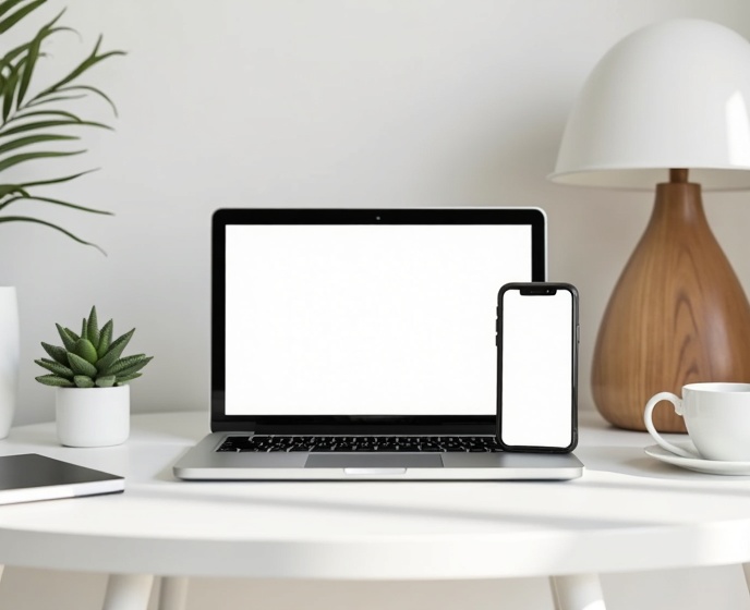 Professional business website design on multiple devices