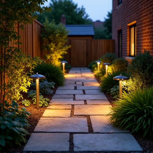 Garden pathway lighting — Barnsley