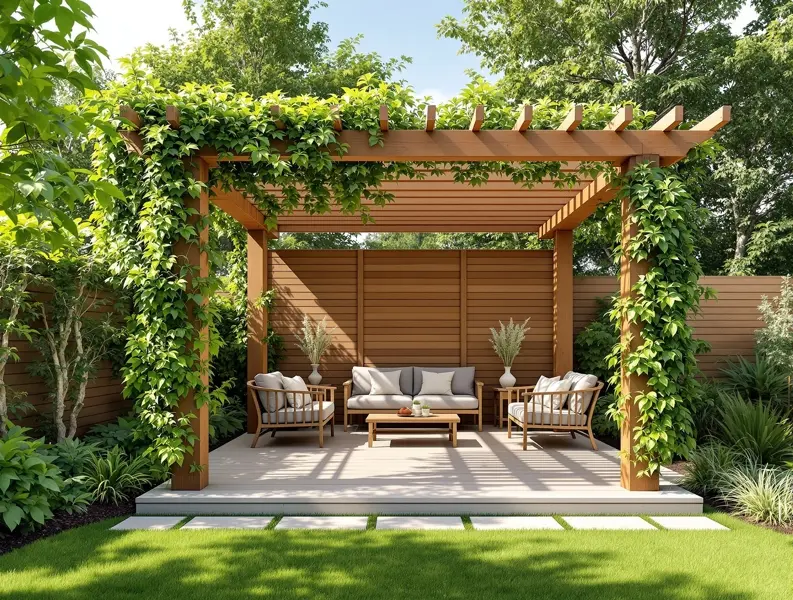 Pergola, Veranda & Kamelya