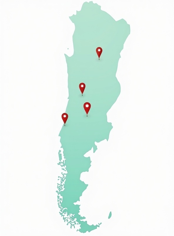 Mapa de cobertura Chile