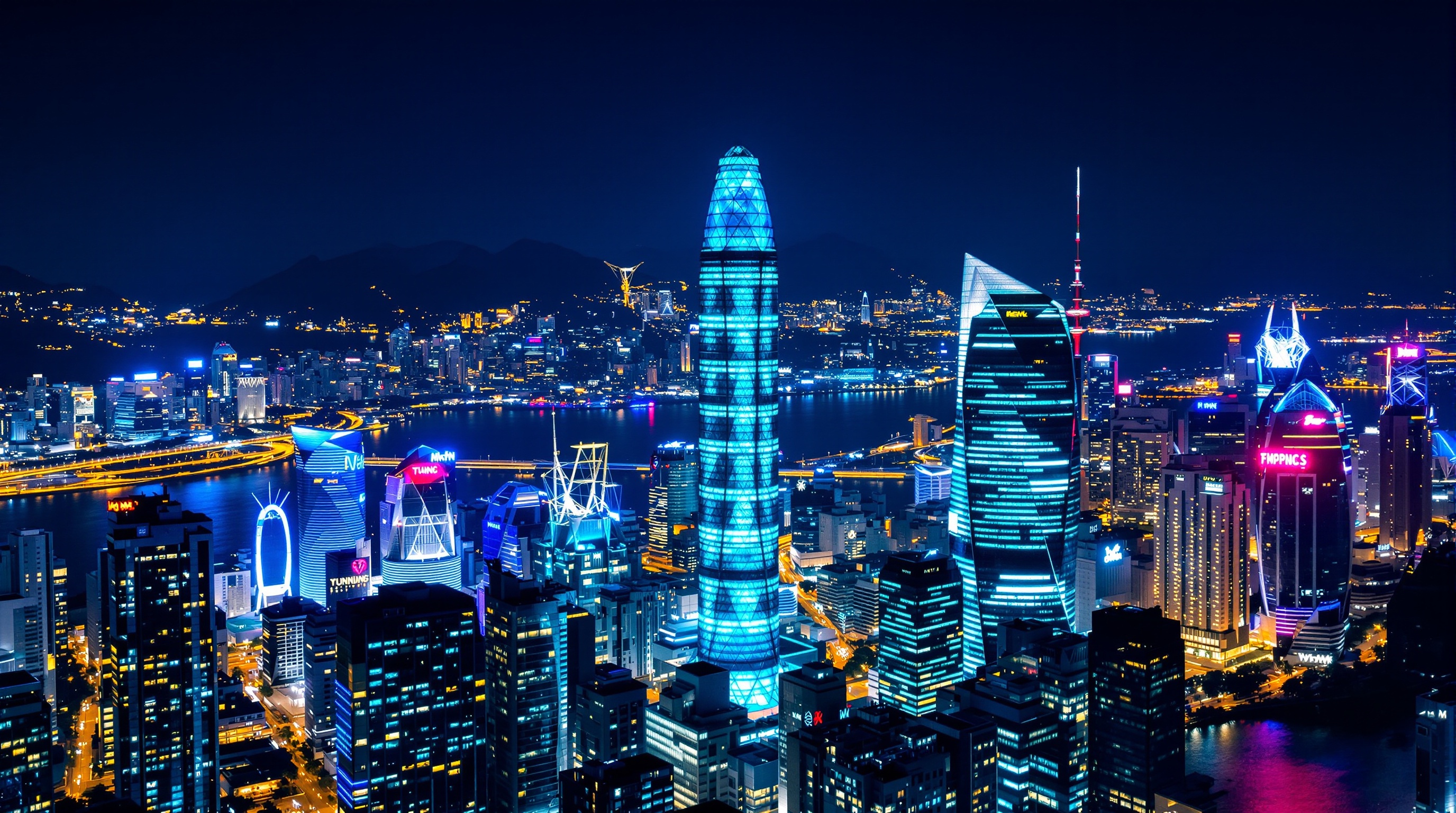 Hong Kong building background