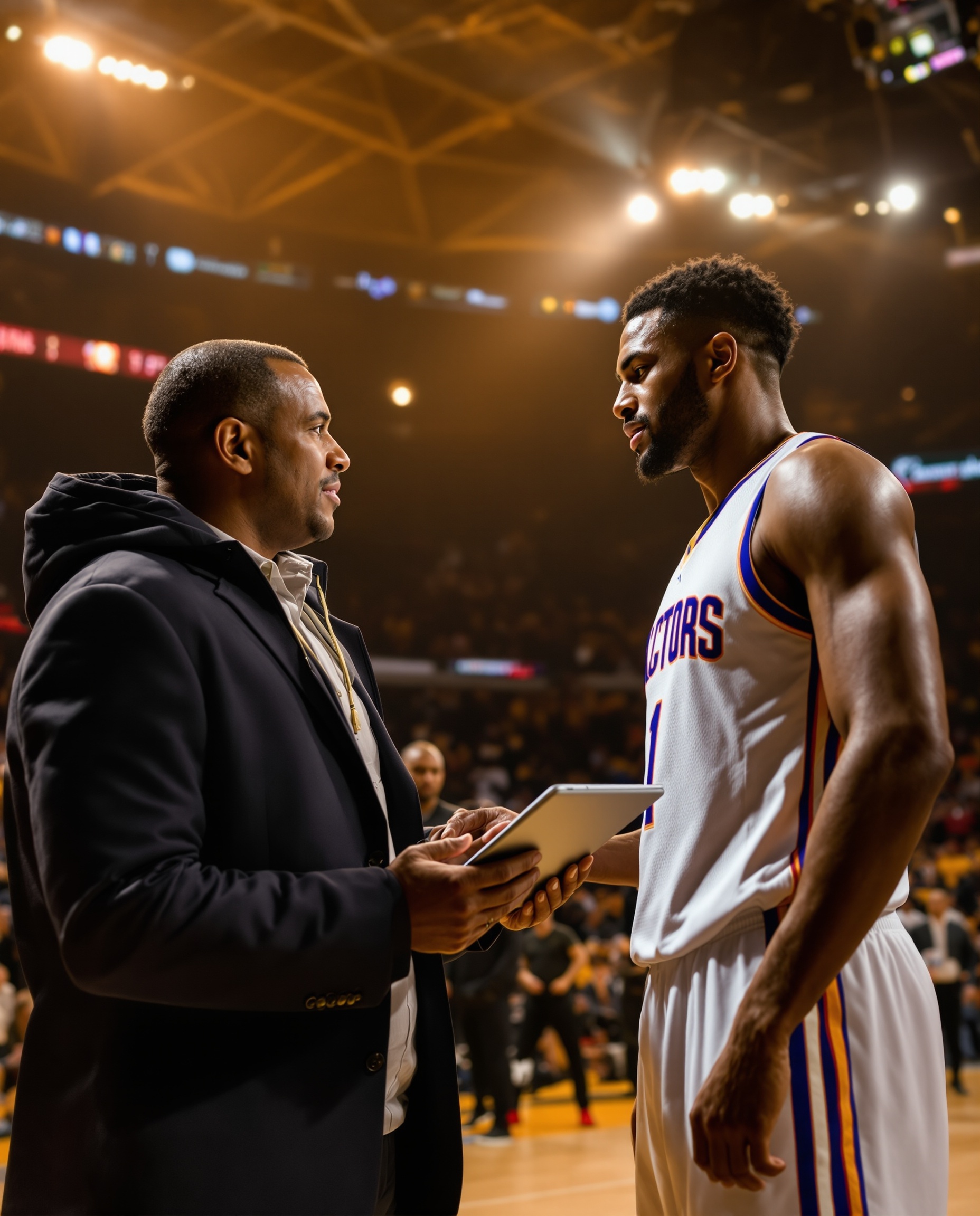 Performance Specialist en cancha de baloncesto