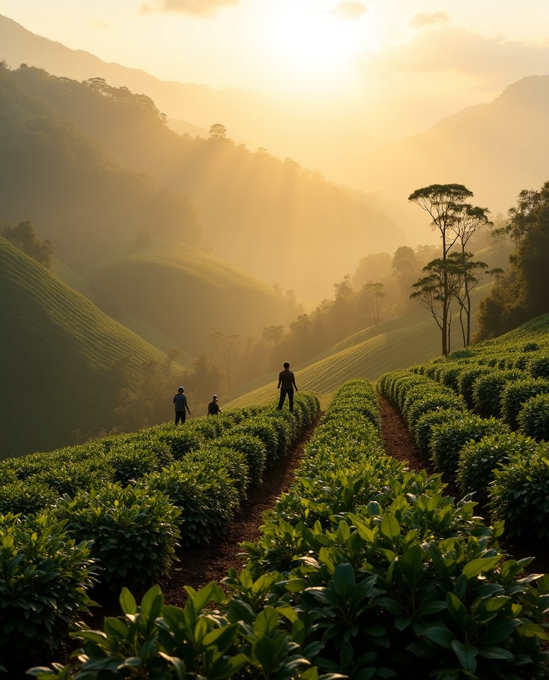 Colombian Coffee Landscape