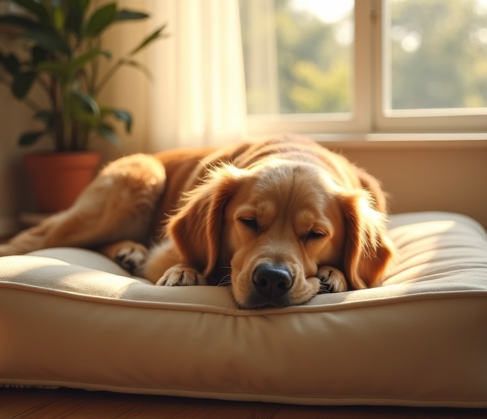 Biscuit resting peacefully