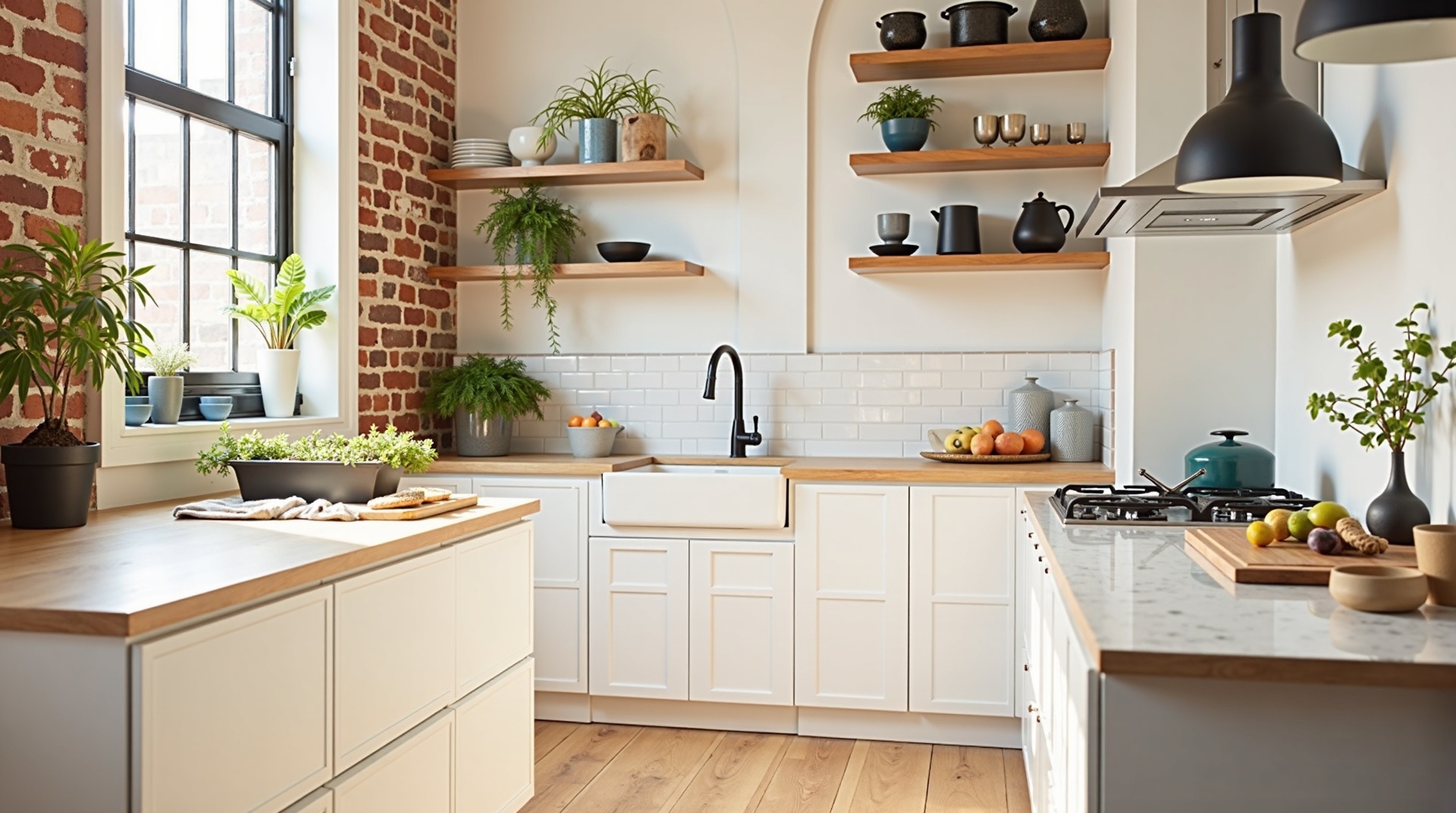 Bluepoint Living - Modern New England Apartment Kitchen