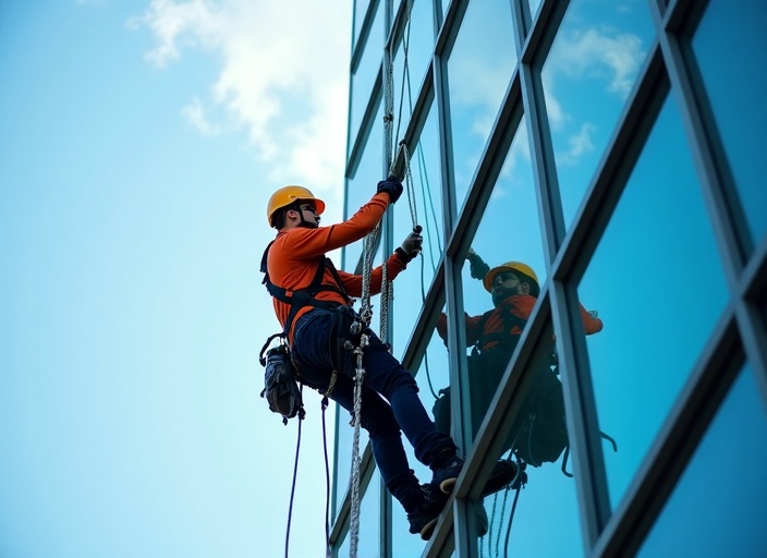 Rope Access Singapore team at work