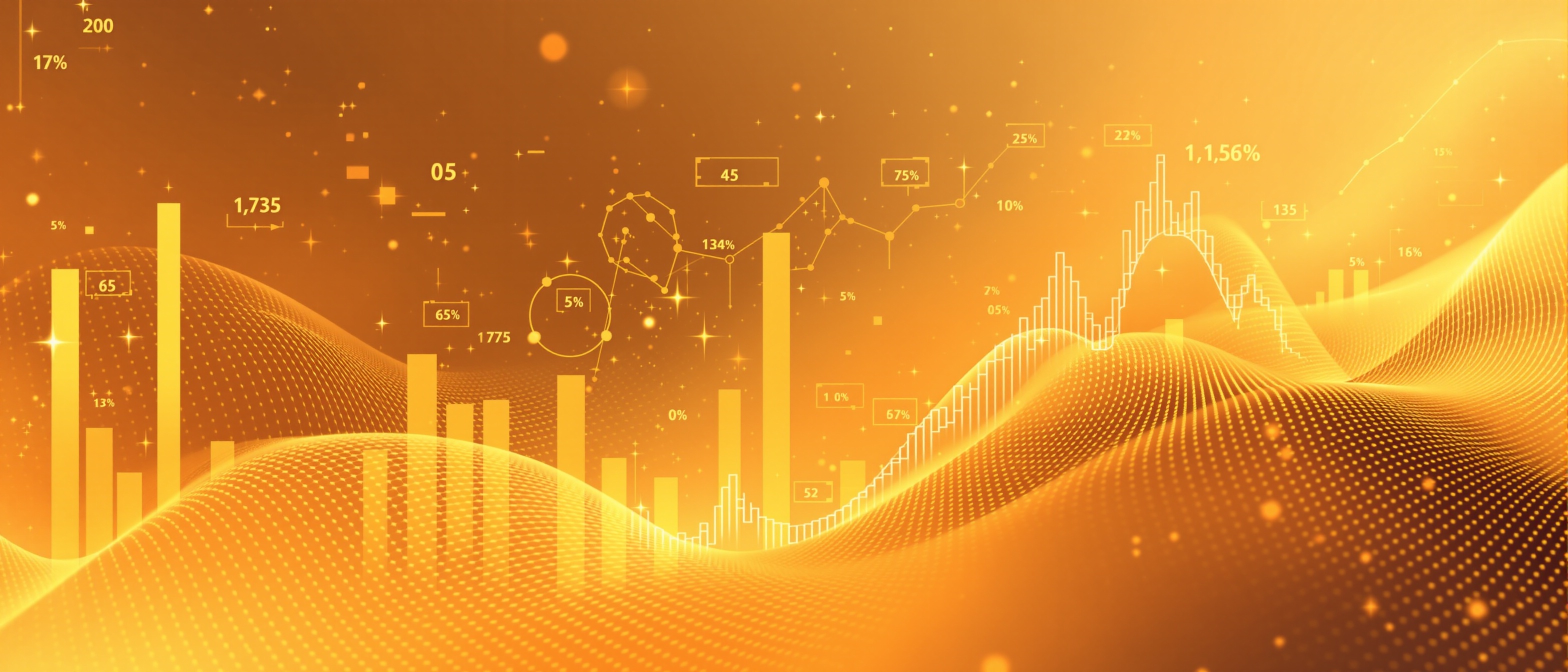 Litbuy Spreadsheet Guide 2026 - Abstract golden spreadsheet data visualization for blog header