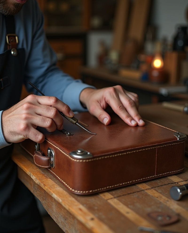 Expert luggage repair craftsmanship