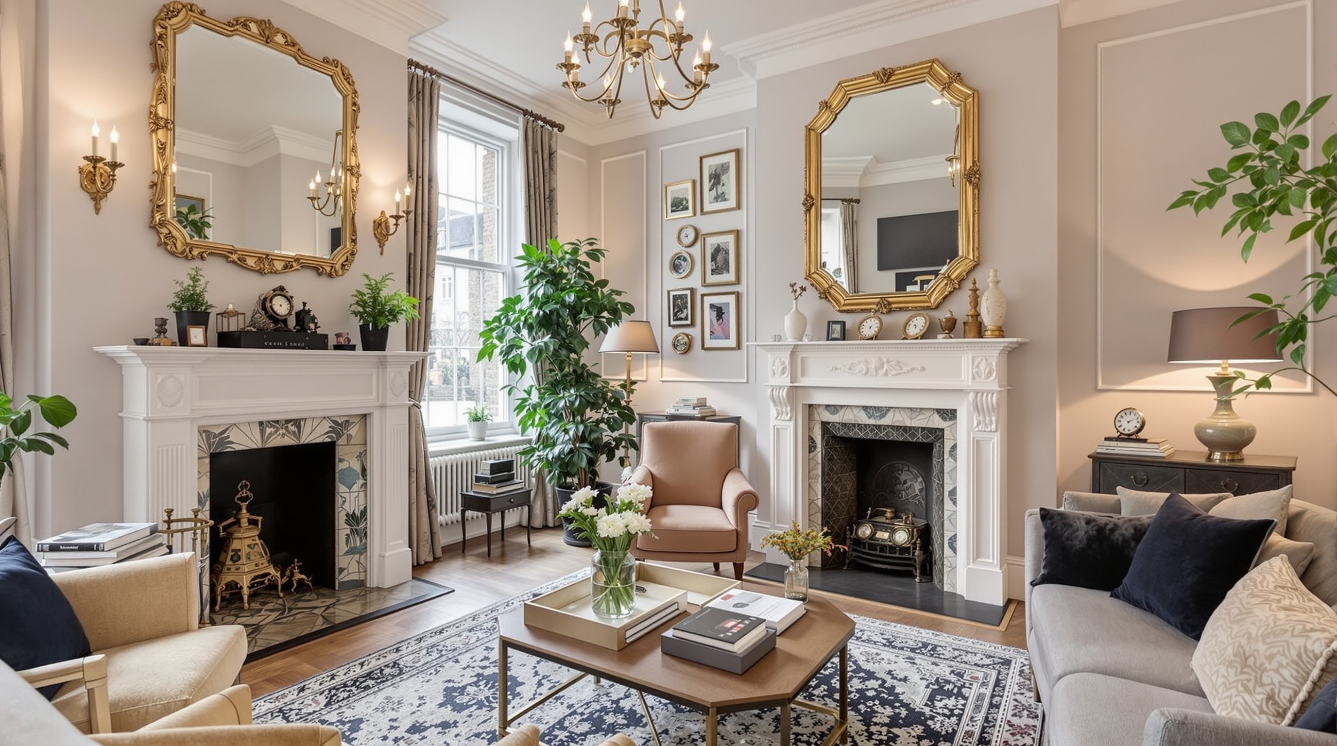 Retrofit smart home technology discreetly installed in a period London property