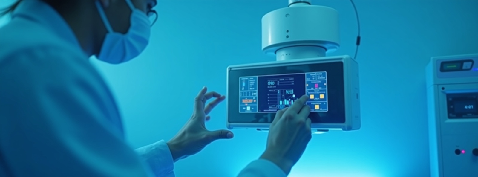 Equipamento Laboratorial em Uso