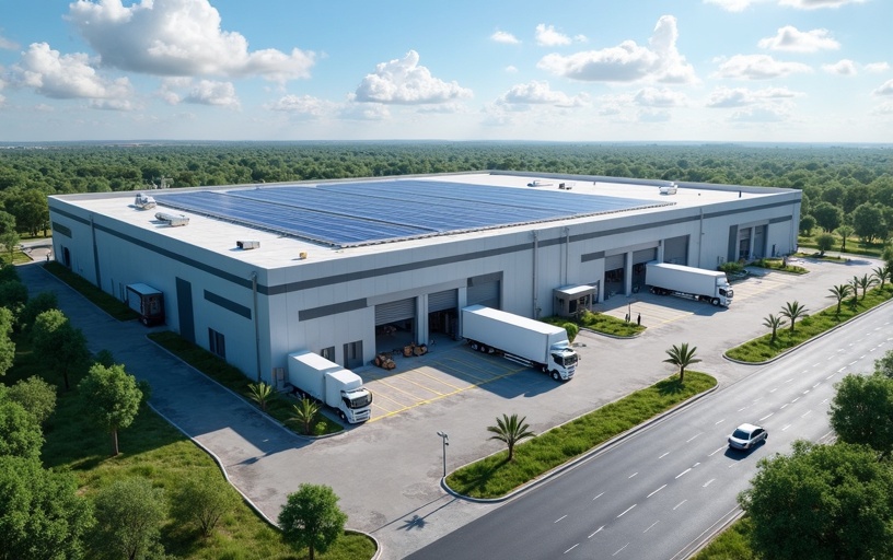Dalsh Global Food Distribution solar installation