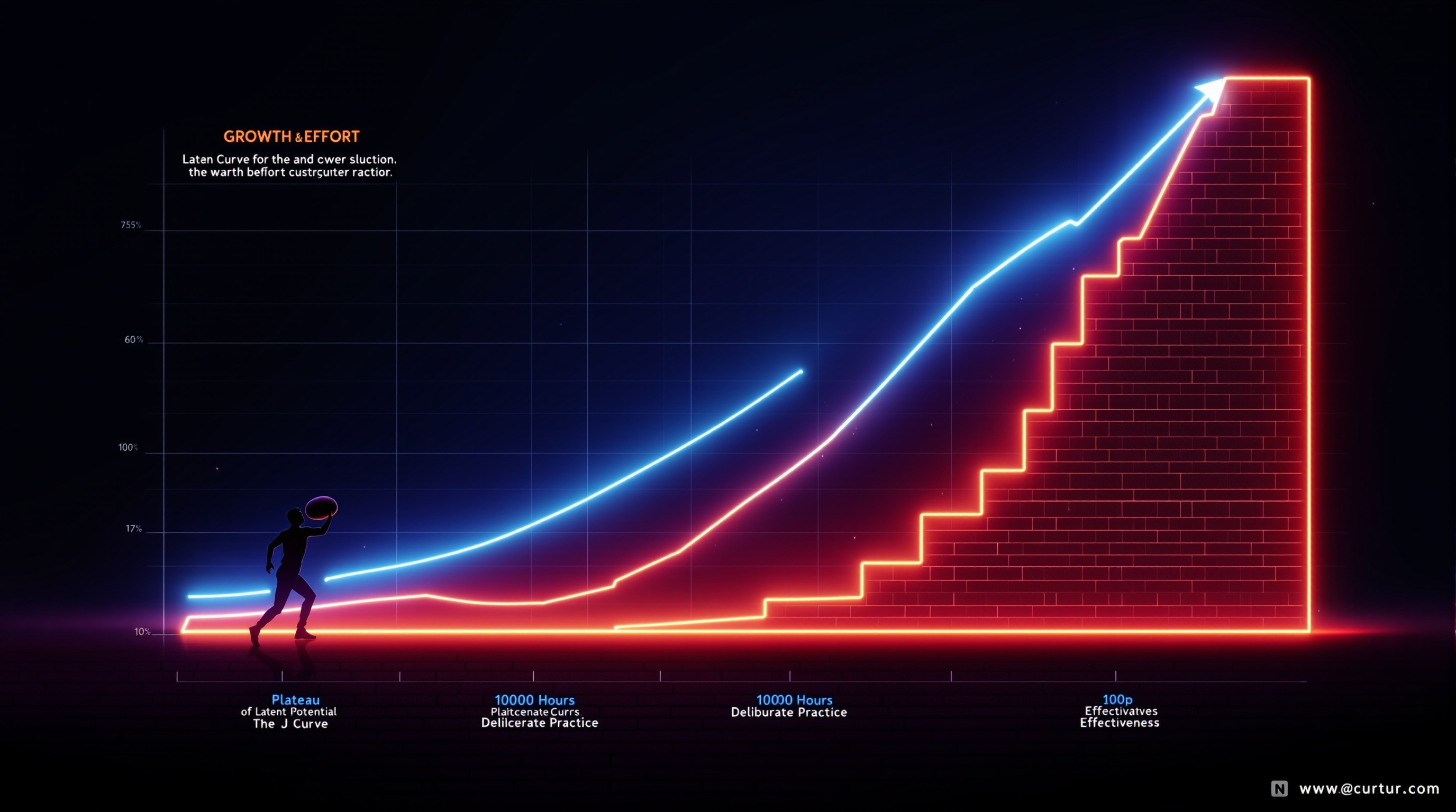 「1万時間の努力」が報われない人の共通点。「効率」と「効果」を履き違えた練習が、あなたの成長曲線を止めている
