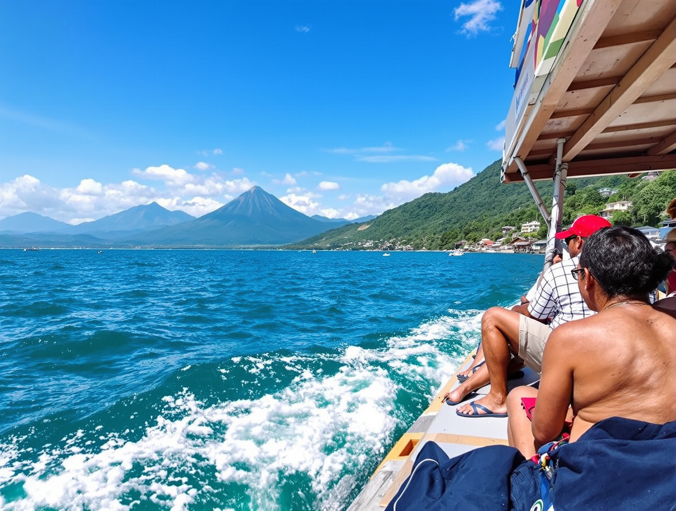Boat Between the Villages — things to do in Lake Atitlán Guatemala