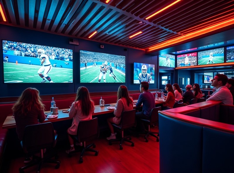 Sports Bar Super Bowl Viewing