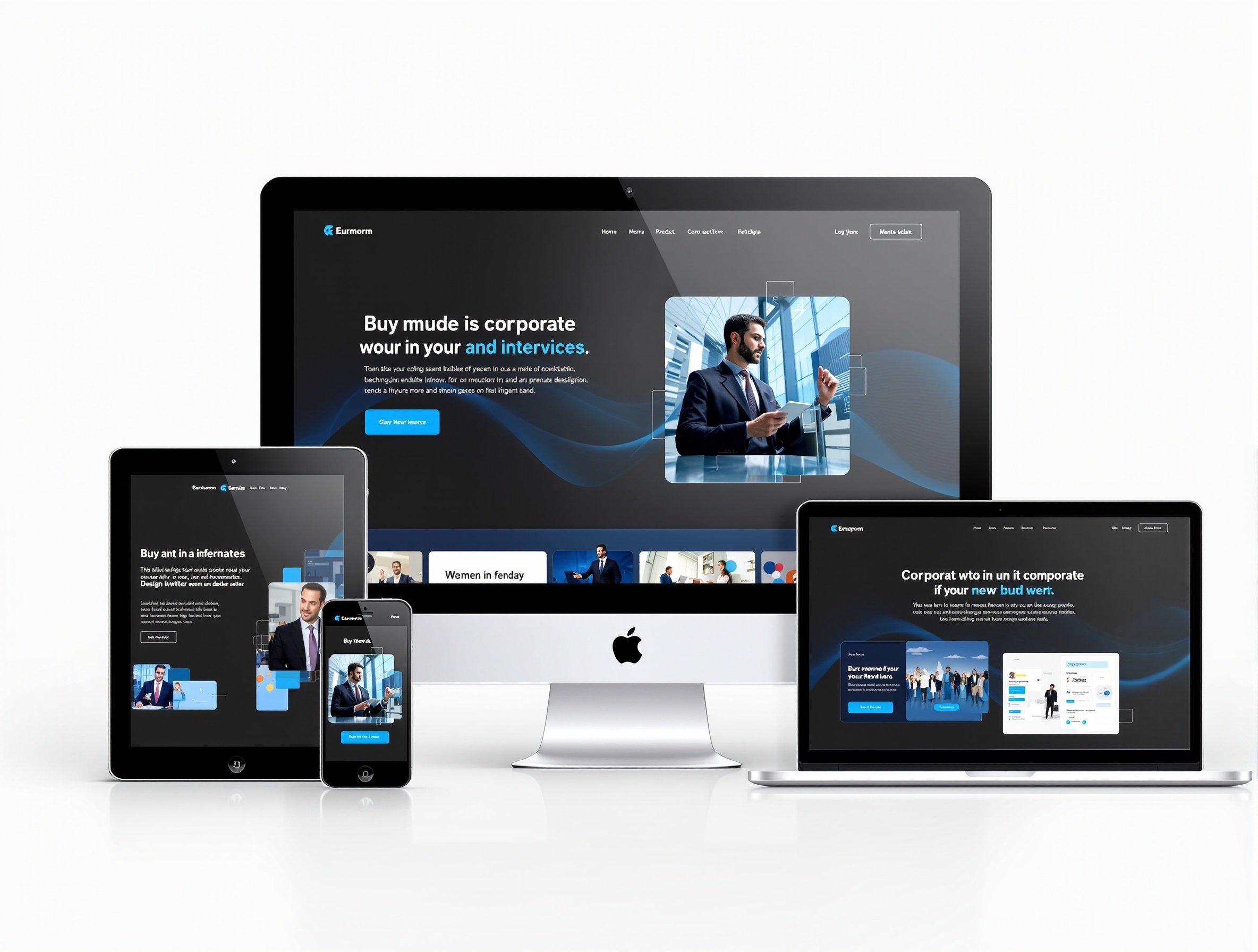 Site web professionnel multi-pages