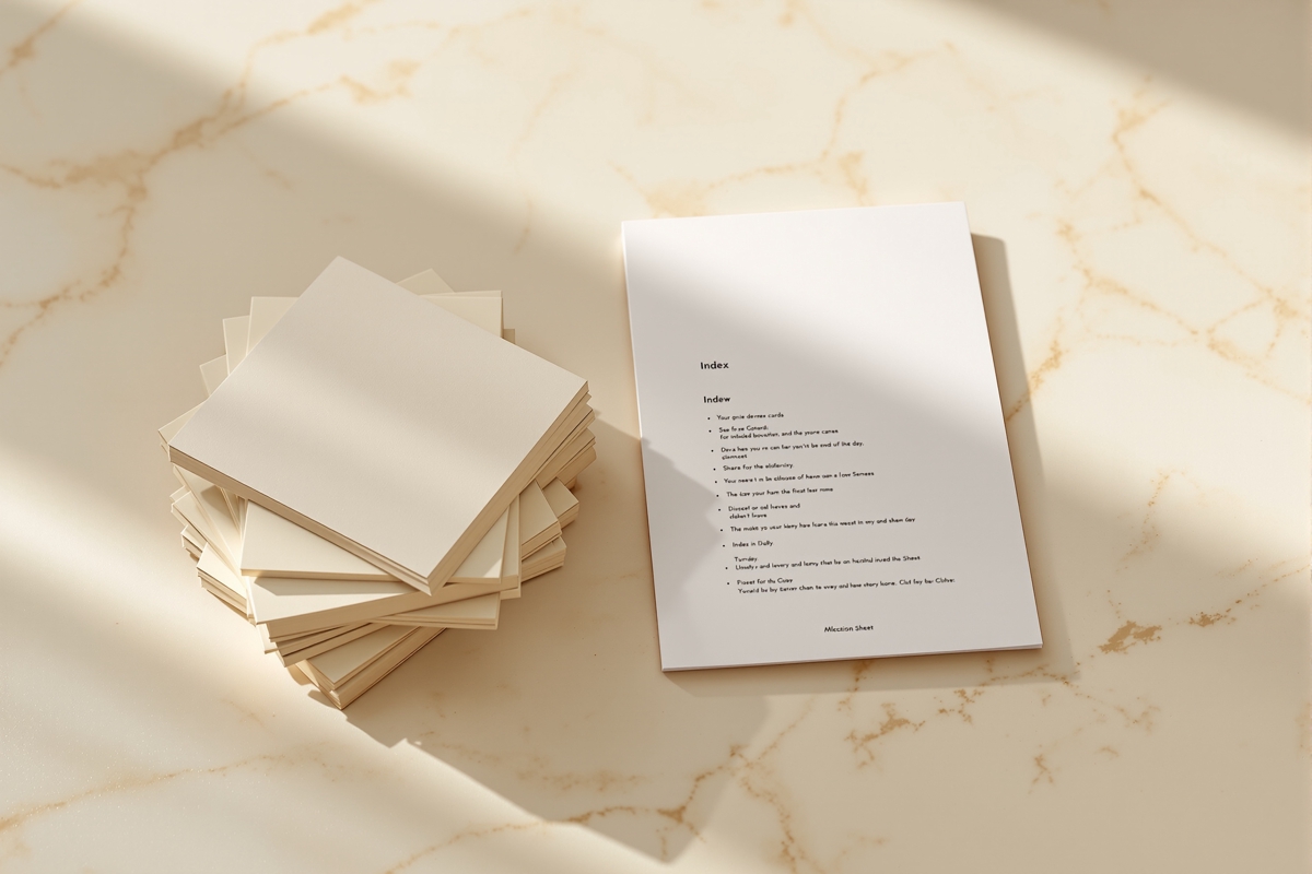 Pilha organizada de páginas impressas do manuscrito sobre uma mesa clara