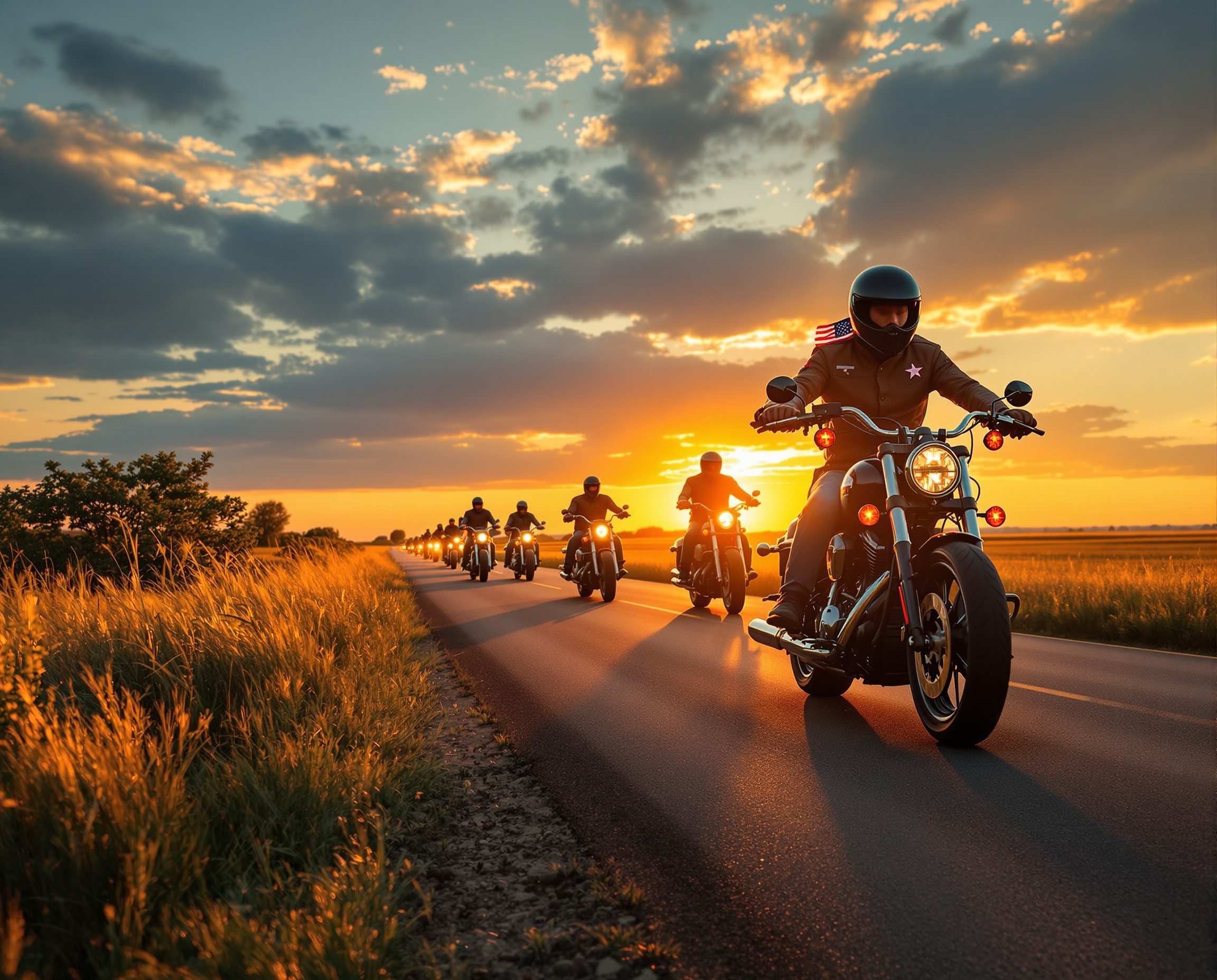 Motorcycle ride formation