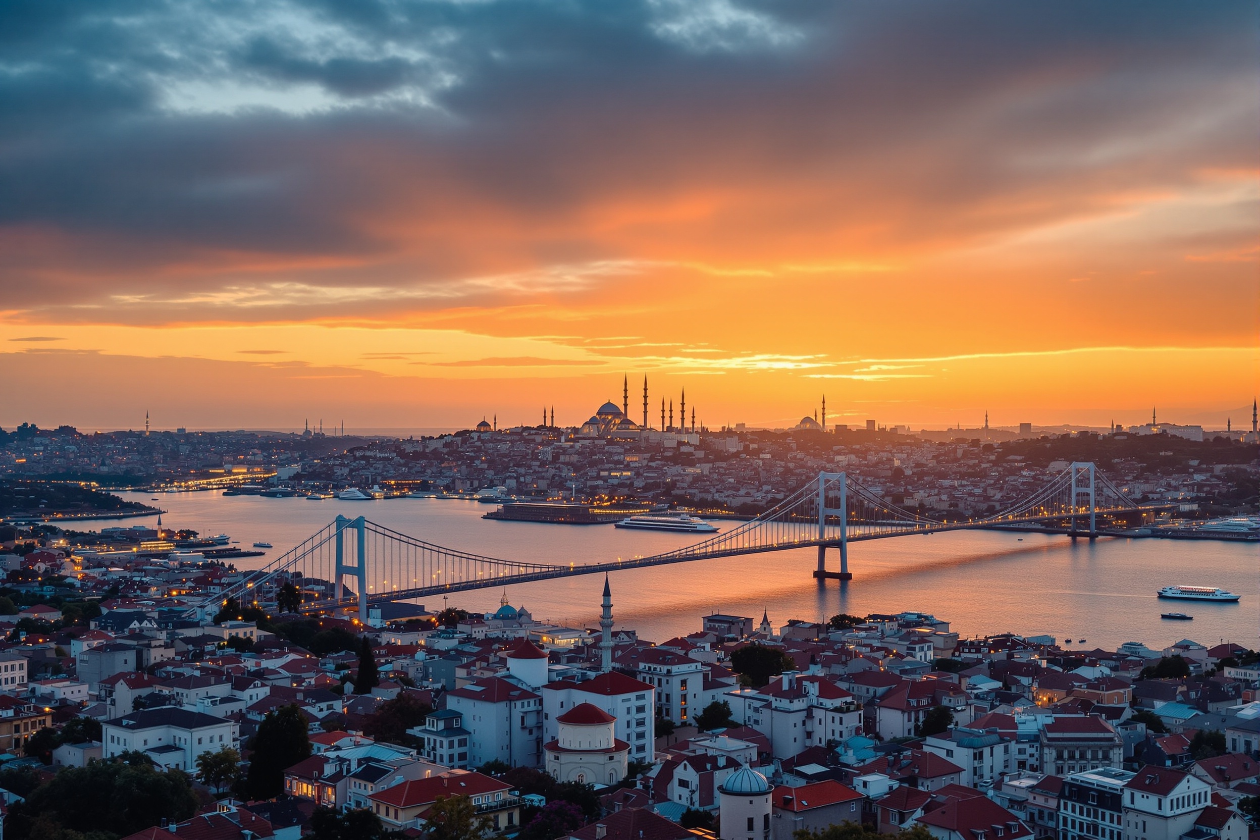 Bosphorus at Sunset
