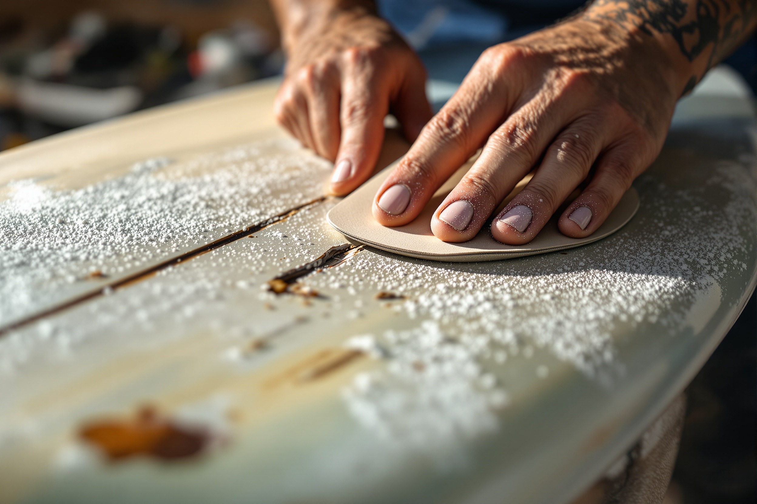 Sand & Prep the Ding