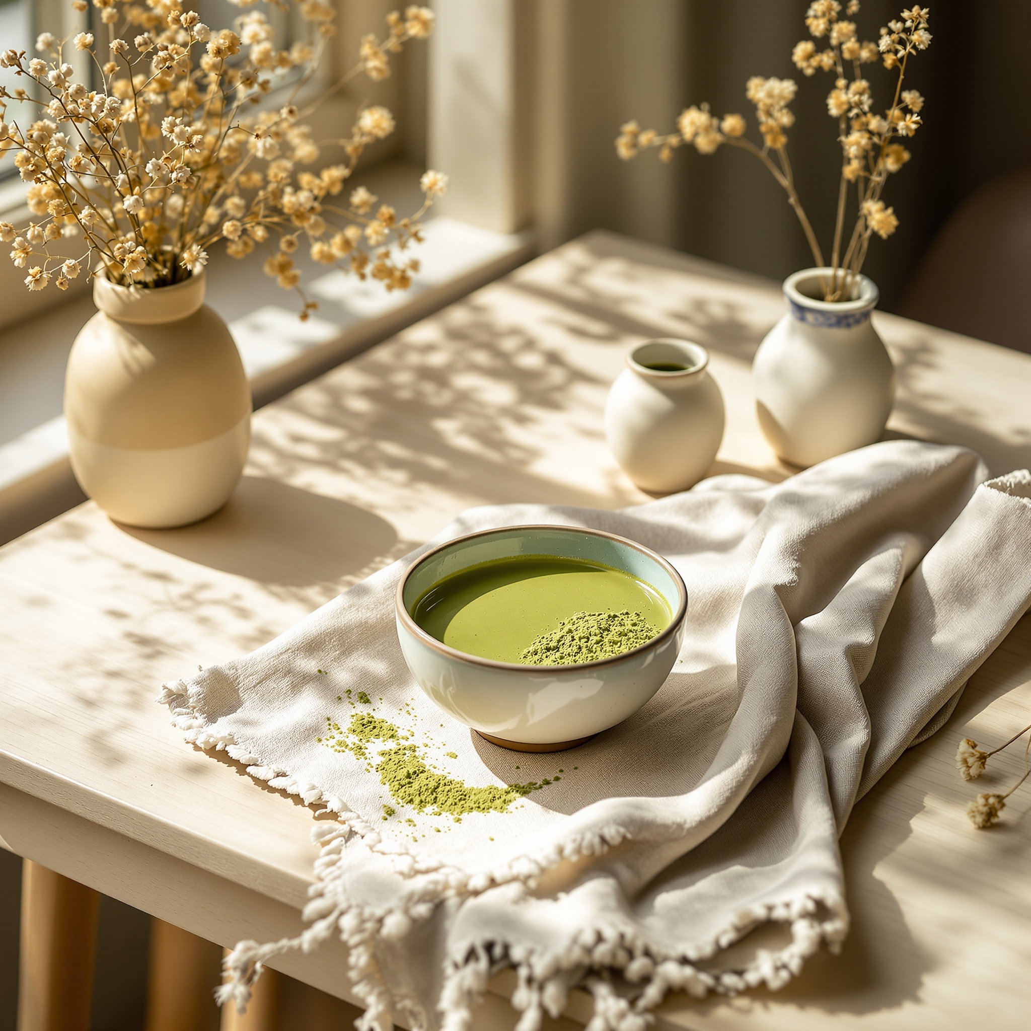 早晨抹茶沖泡儀式