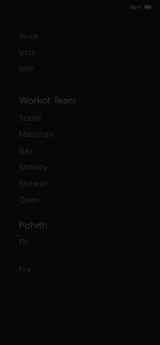 Workout List
