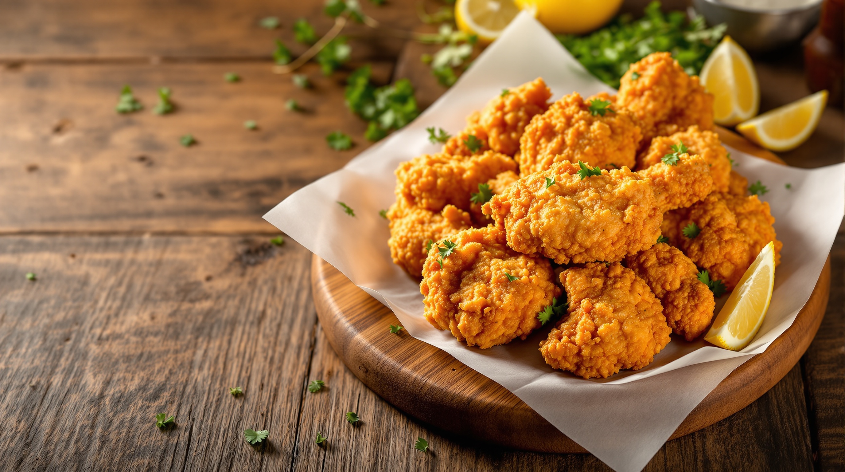 Poulet frit croustillant