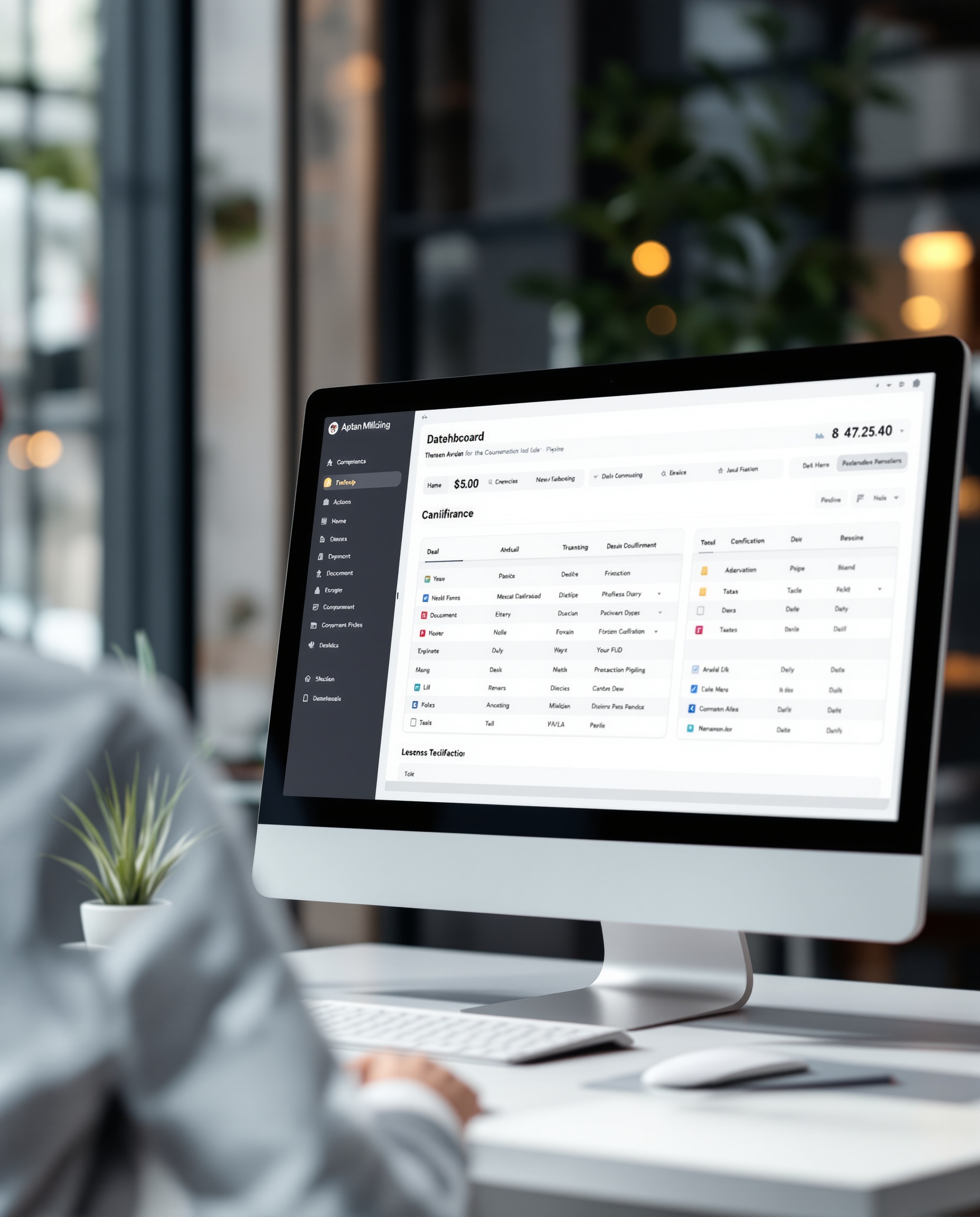 Deal Management Interface