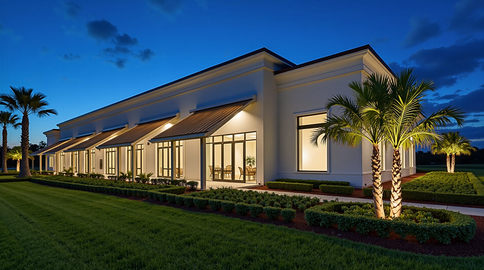 Professional commercial landscaping for office properties in Tampa Bay