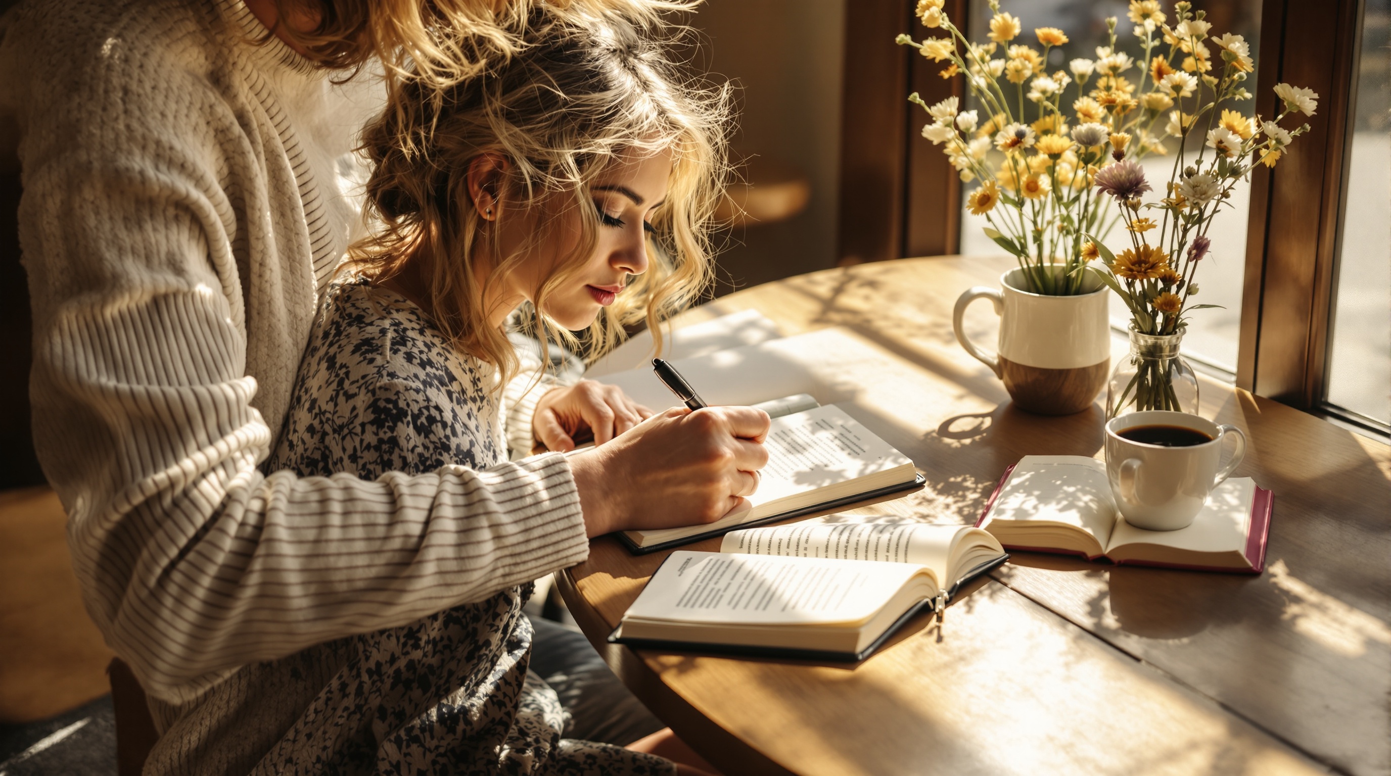Author writing their review