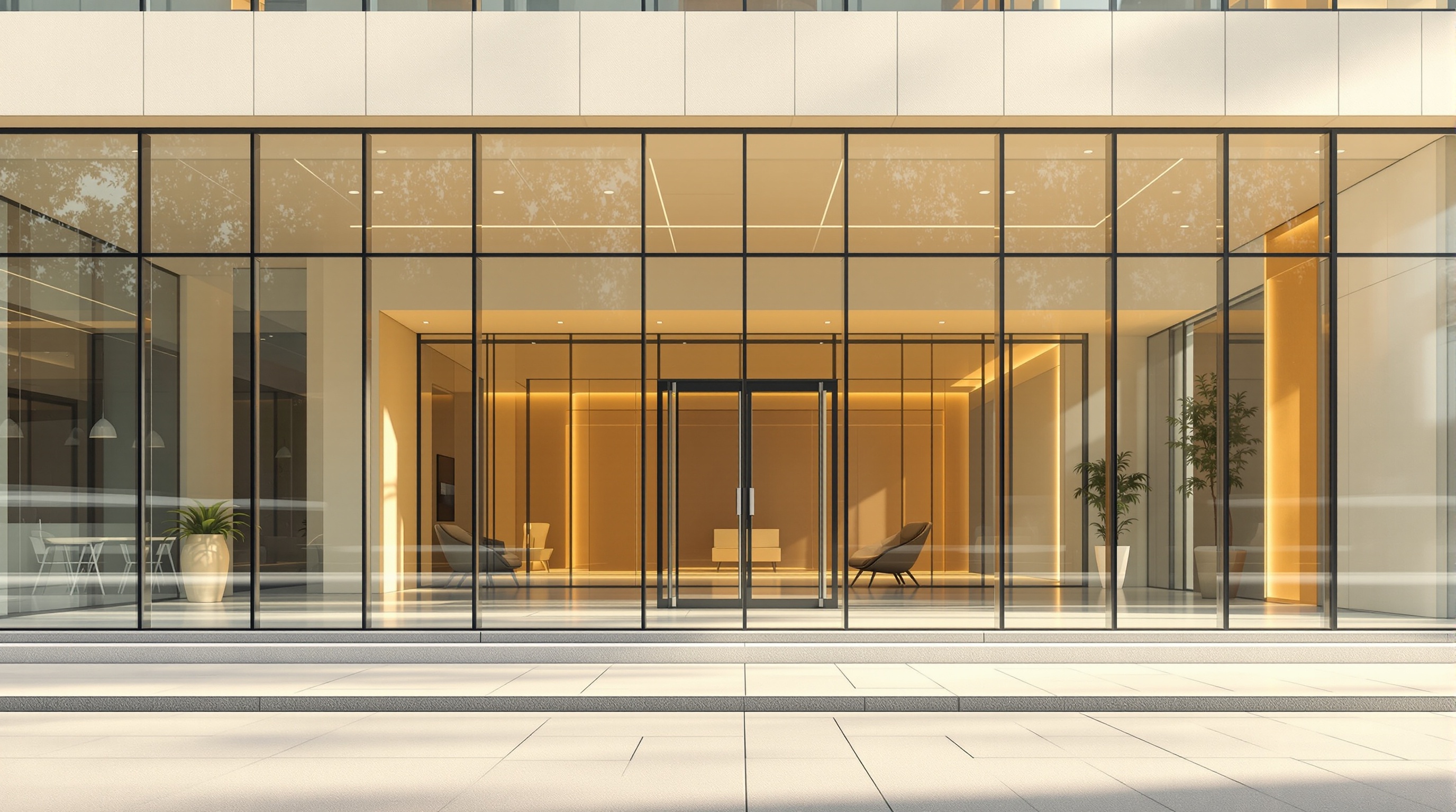Modern commercial office building in South Carolina