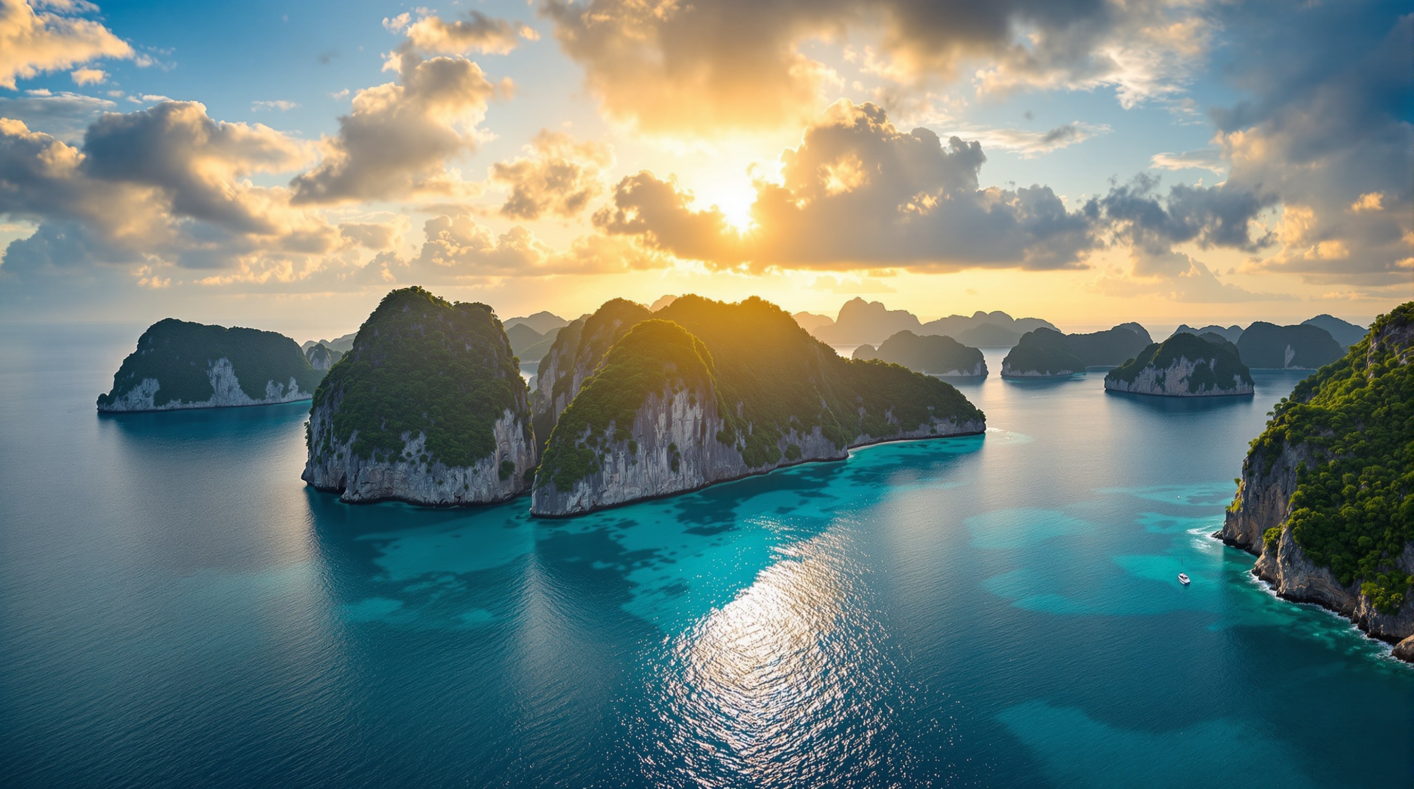 Thailand's elite luxury destinations aerial view