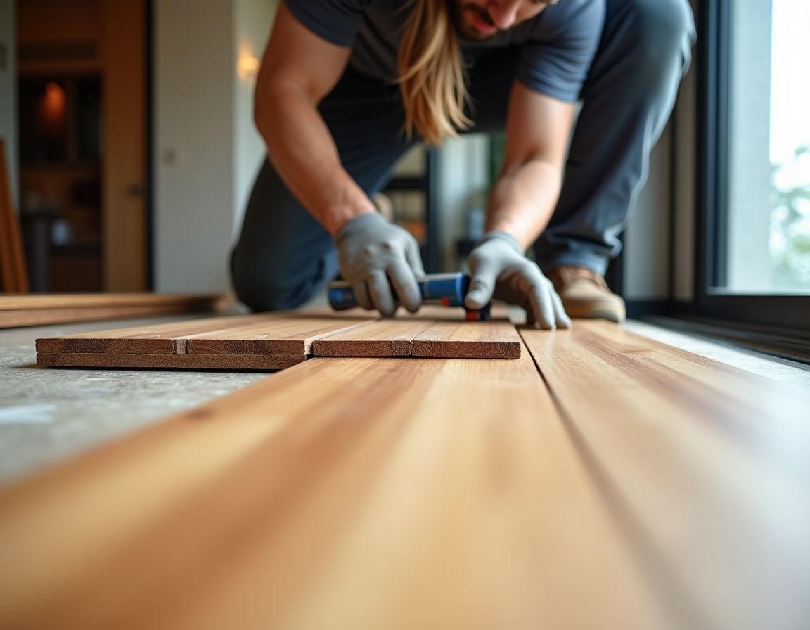 Hardwood Floor Installation