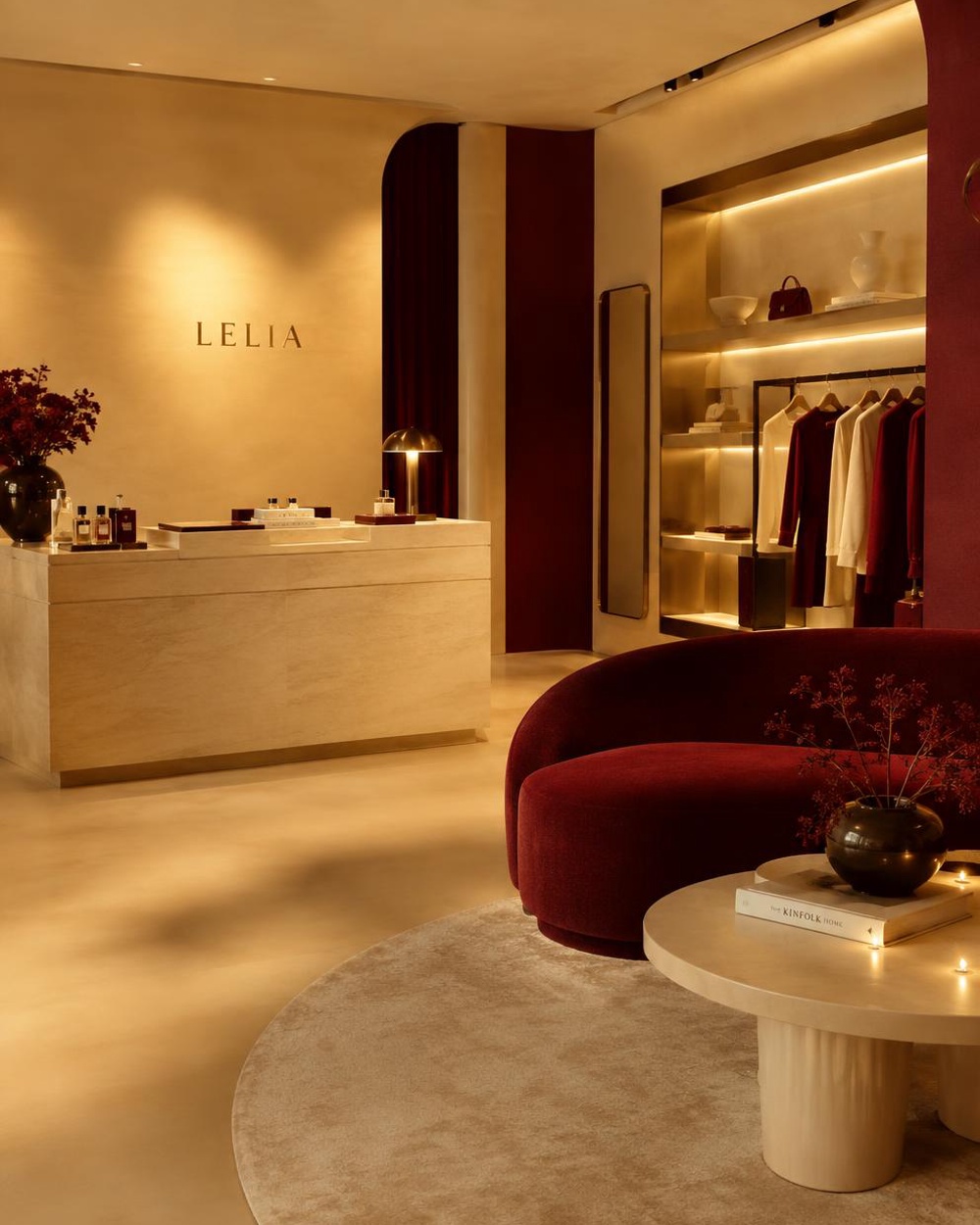 Refined boutique interior